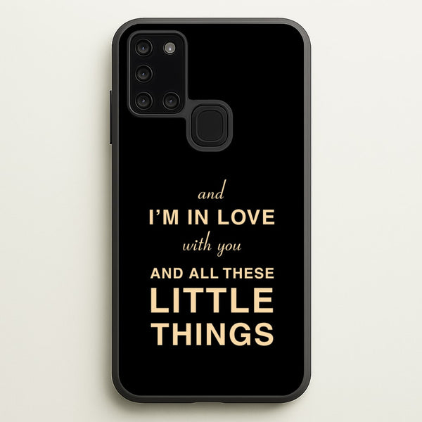 Little Things  - One Direction Phone Case for Galaxy A21s