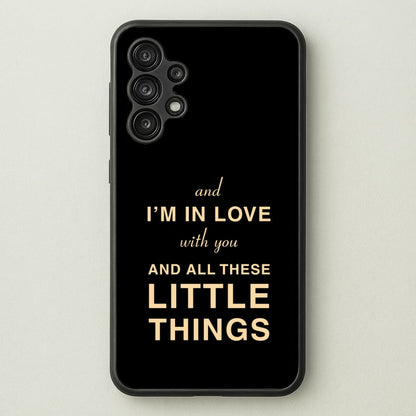 Little Things  - One Direction Phone Case for Galaxy A13