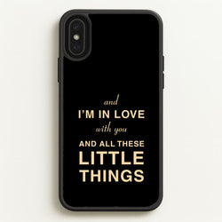 Little Things  - One Direction Phone Case for iPhone XS Max