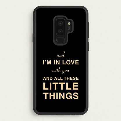 Little Things  - One Direction Phone Case for Galaxy S9 Plus