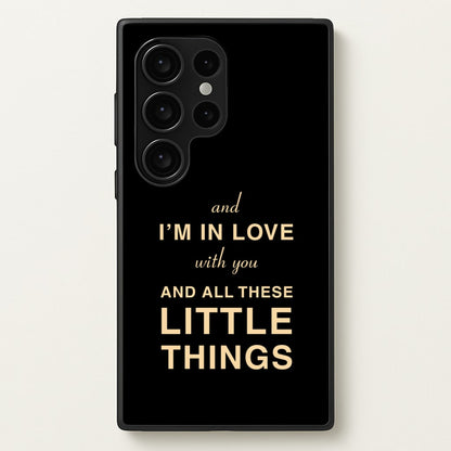 Little Things  - One Direction Phone Case for Galaxy S24 Ultra