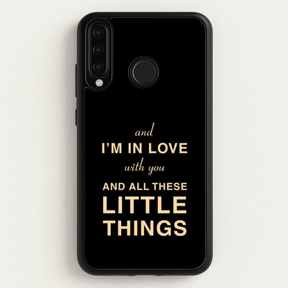 Little Things  - One Direction Phone Case for Huawei P30 Lite