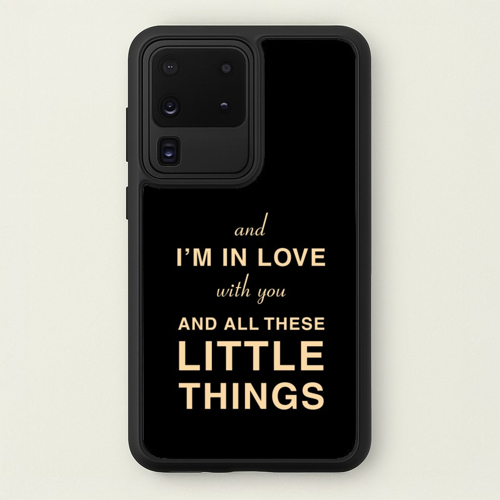 Little Things  - One Direction Phone Case for Galaxy S20 Ultra