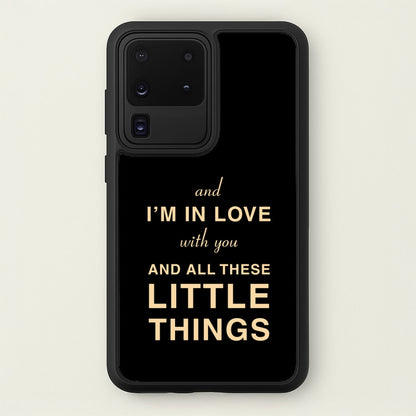 Little Things  - One Direction Phone Case for Galaxy S20 Ultra