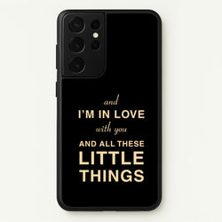 Little Things  - One Direction Phone Case for Galaxy S21 Ultra