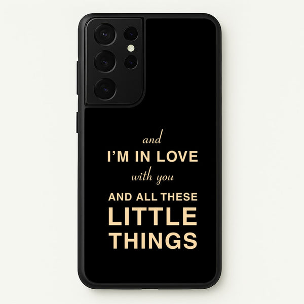 Little Things  - One Direction Phone Case for Galaxy S21 Ultra