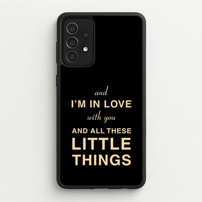 Little Things  - One Direction Phone Case for Galaxy A52 / A52s
