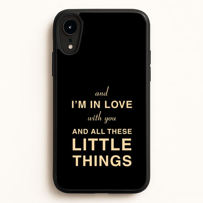 Little Things  - One Direction Phone Case for iPhone XR