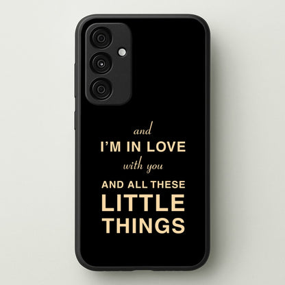 Little Things  - One Direction Phone Case for Galaxy A35