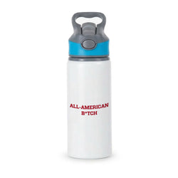 All American B*tch - Olivia Active Water Bottle - Blue