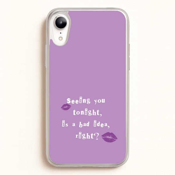 Seeing You Tonight - Olivia  - Olivia Rodrigo Phone Case for iPhone XR