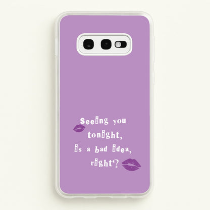 Seeing You Tonight - Olivia  - Olivia Rodrigo Phone Case for Galaxy S10e