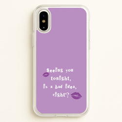 Seeing You Tonight - Olivia  - Olivia Rodrigo Phone Case for iPhone X / XS