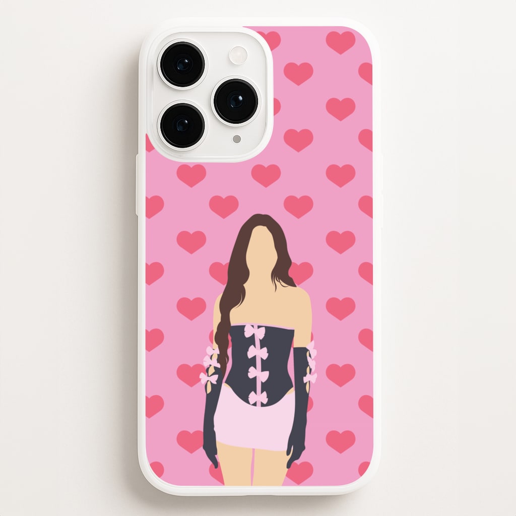 Pink Hearts - Olivia  - Olivia Rodrigo Phone Case for iPhone 16 Pro Max