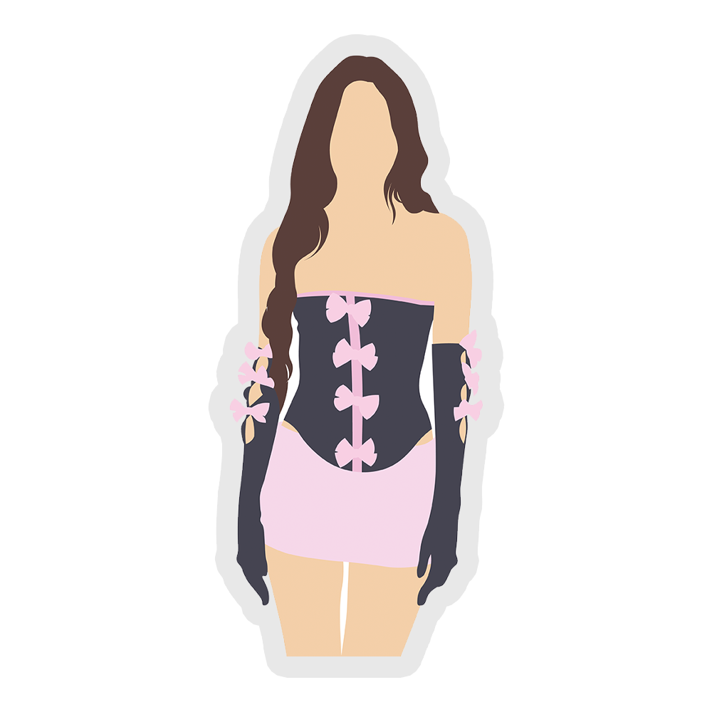 Pink Hearts - Olivia Sticker