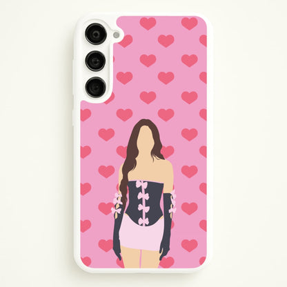 Pink Hearts - Olivia  - Olivia Rodrigo Phone Case for Galaxy S23