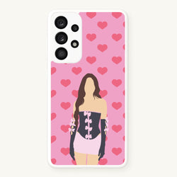 Pink Hearts - Olivia  - Olivia Rodrigo Phone Case for Galaxy A53