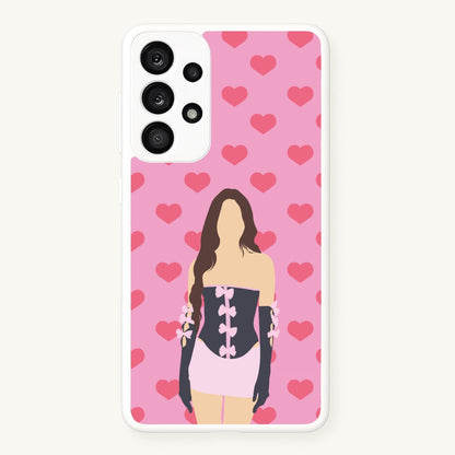 Pink Hearts - Olivia  - Olivia Rodrigo Phone Case for Galaxy A53