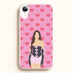 Pink Hearts - Olivia  - Olivia Rodrigo Phone Case for iPhone XR