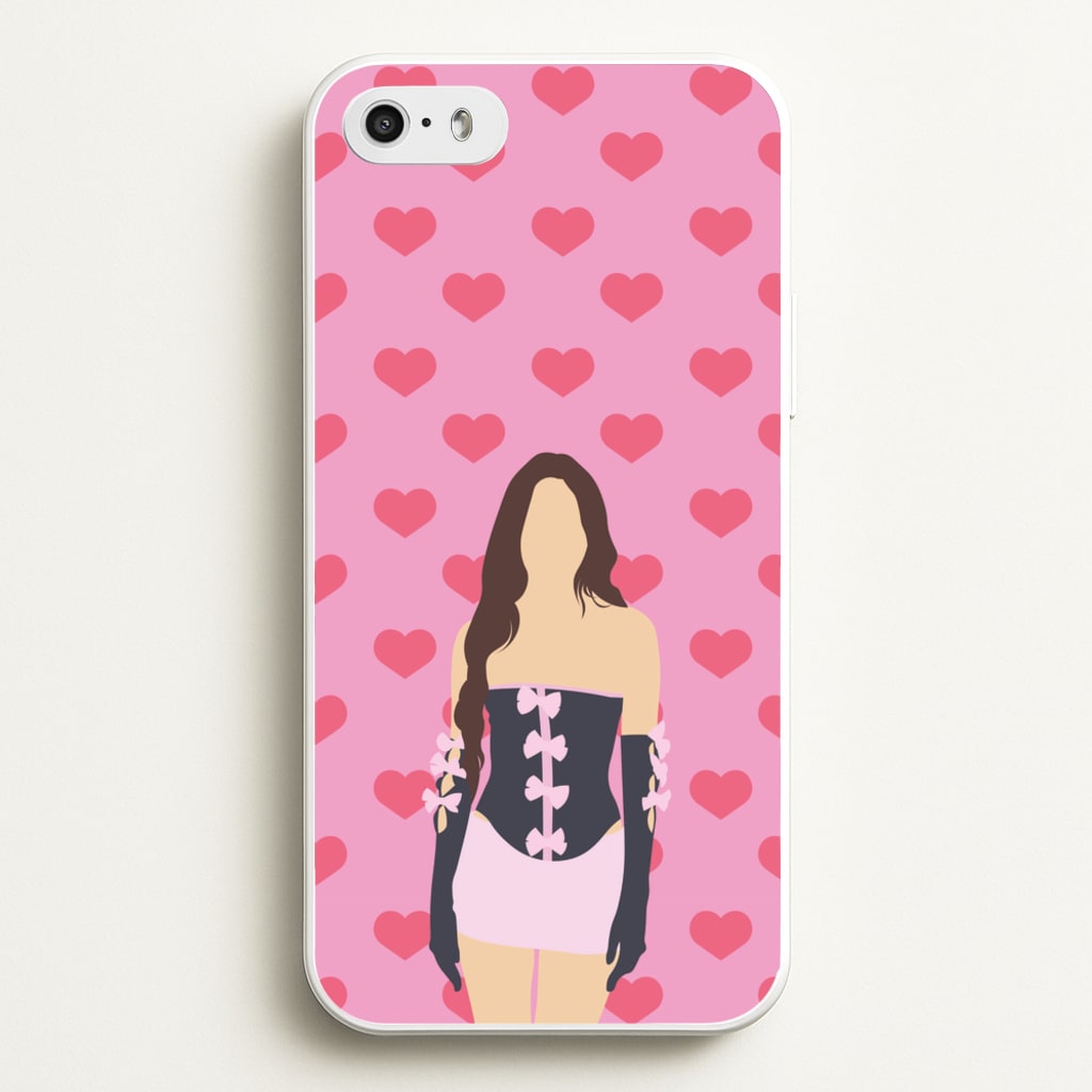 Pink Hearts - Olivia  - Olivia Rodrigo Phone Case for iPhone 5 / 5s / SE 2016