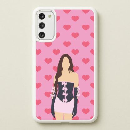 Pink Hearts - Olivia  - Olivia Rodrigo Phone Case for Galaxy A41