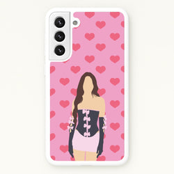 Pink Hearts - Olivia  - Olivia Rodrigo Phone Case for Galaxy S21