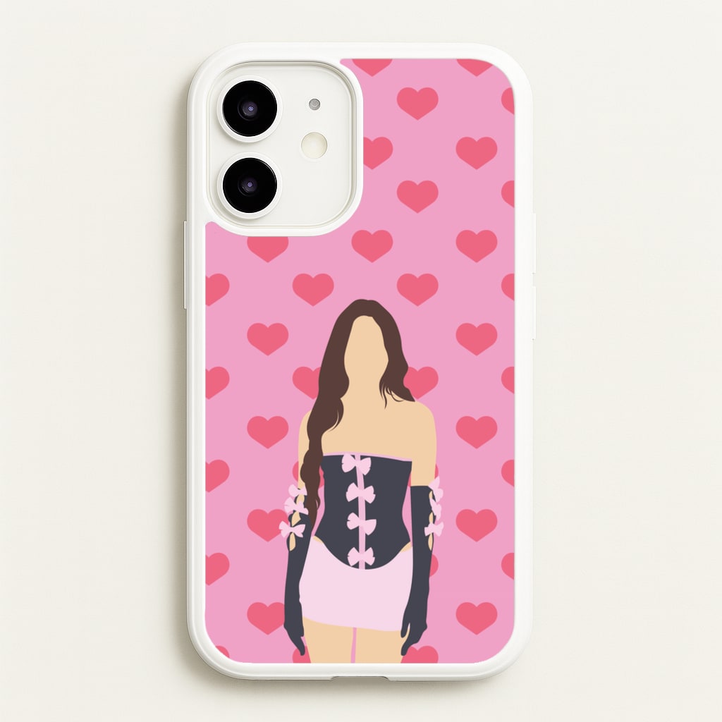 Pink Hearts - Olivia  - Olivia Rodrigo Phone Case for iPhone 12 / 12 Pro