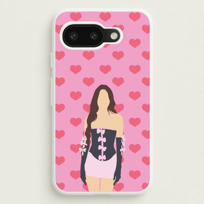 Pink Hearts - Olivia  - Olivia Rodrigo Phone Case for Google Pixel 9a