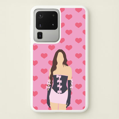 Pink Hearts - Olivia  - Olivia Rodrigo Phone Case for Galaxy S20 Ultra