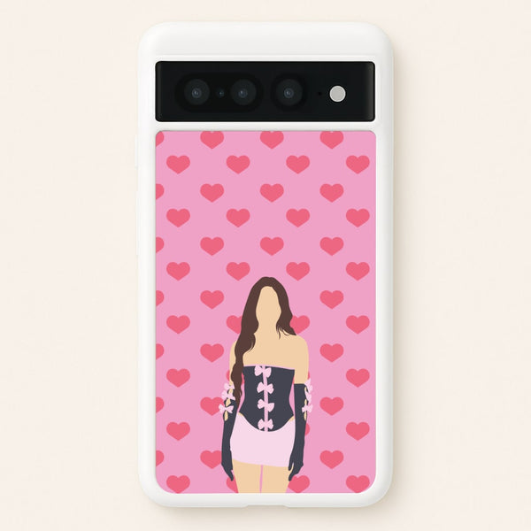 Pink Hearts - Olivia  - Olivia Rodrigo Phone Case for Google Pixel 7 Pro