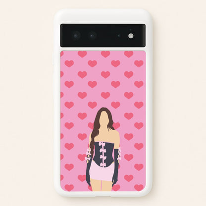 Pink Hearts - Olivia  - Olivia Rodrigo Phone Case for Google Pixel 6