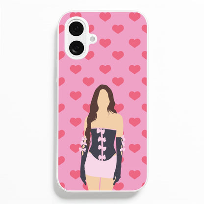 Pink Hearts - Olivia  - Olivia Rodrigo Phone Case for iPhone 16 Plus
