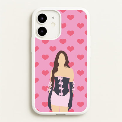 Pink Hearts - Olivia  - Olivia Rodrigo Phone Case for iPhone 12 Mini
