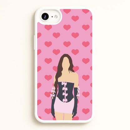 Pink Hearts - Olivia  - Olivia Rodrigo Phone Case for iPhone 6 / 7 / 8 / SE