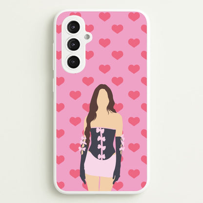 Pink Hearts - Olivia  - Olivia Rodrigo Phone Case for Galaxy S23FE
