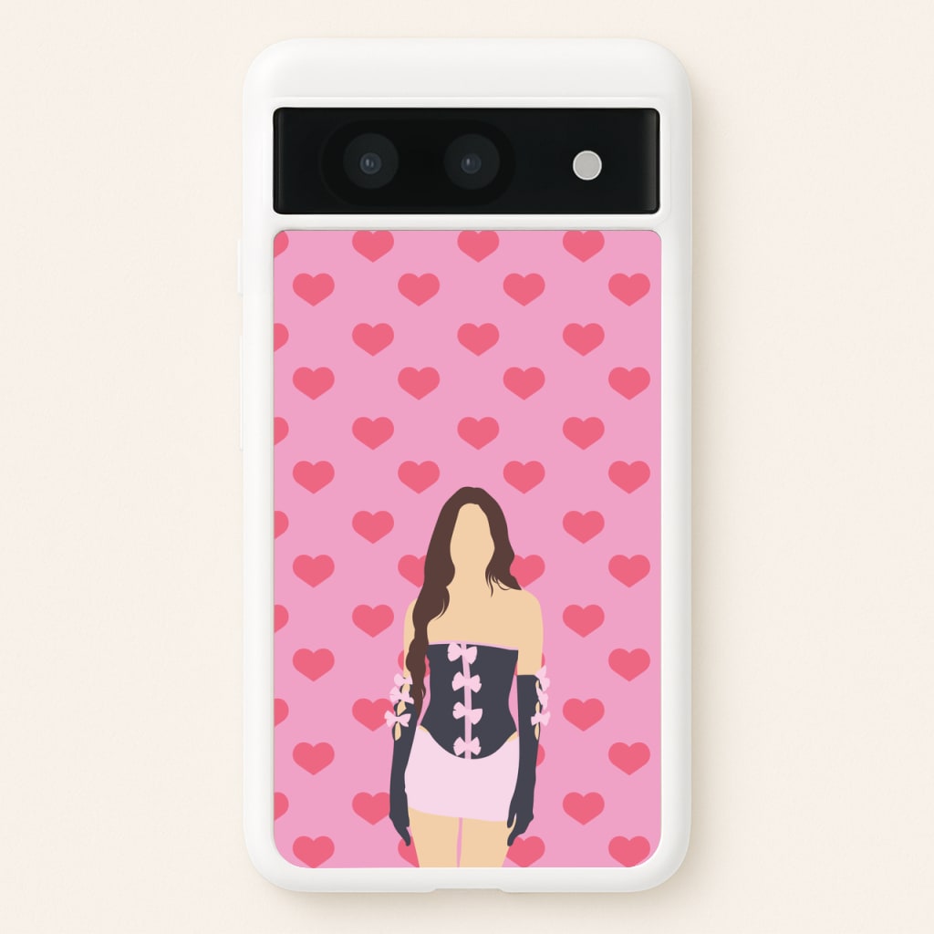 Pink Hearts - Olivia  - Olivia Rodrigo Phone Case for Google Pixel 8a