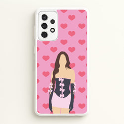 Pink Hearts - Olivia  - Olivia Rodrigo Phone Case for Galaxy A52 / A52s