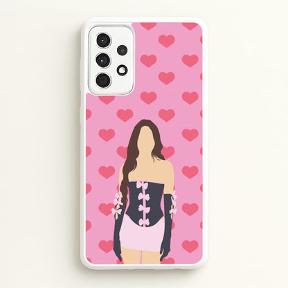 Pink Hearts - Olivia  - Olivia Rodrigo Phone Case for Galaxy A52 / A52s