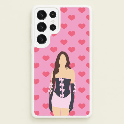 Pink Hearts - Olivia  - Olivia Rodrigo Phone Case for Galaxy S22 Ultra