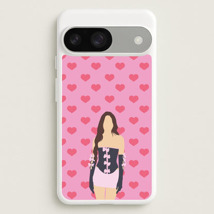 Pink Hearts - Olivia  - Olivia Rodrigo Phone Case for Google Pixel 9 / 9 Pro