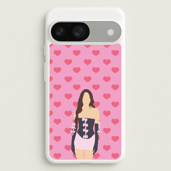 Pink Hearts - Olivia  - Olivia Rodrigo Phone Case for Google Pixel 9 / 9 Pro