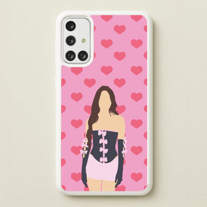 Pink Hearts - Olivia  - Olivia Rodrigo Phone Case for Galaxy A71