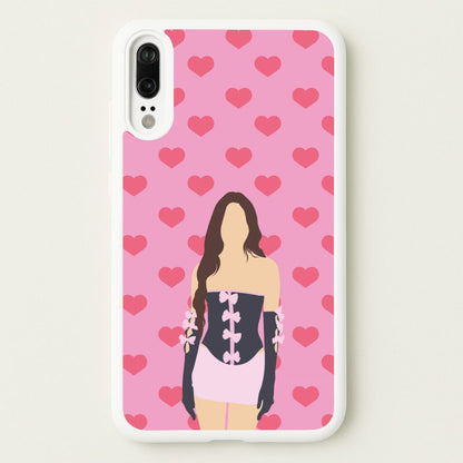 Pink Hearts - Olivia  - Olivia Rodrigo Phone Case for Huawei P20