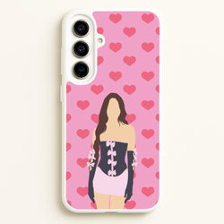 Pink Hearts - Olivia  - Olivia Rodrigo Phone Case for Galaxy A56