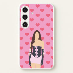 Pink Hearts - Olivia  - Olivia Rodrigo Phone Case for Galaxy S24