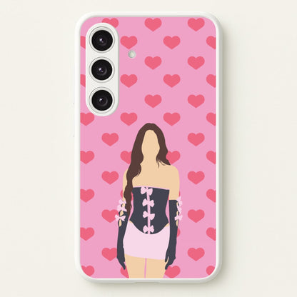 Pink Hearts - Olivia  - Olivia Rodrigo Phone Case for Galaxy S24