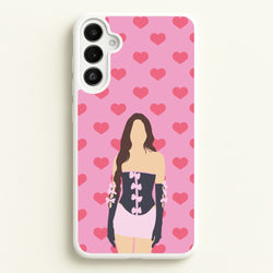 Pink Hearts - Olivia  - Olivia Rodrigo Phone Case for Galaxy A34