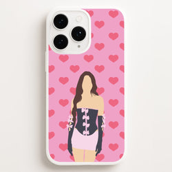 Pink Hearts - Olivia  - Olivia Rodrigo Phone Case for iPhone 12 Pro Max