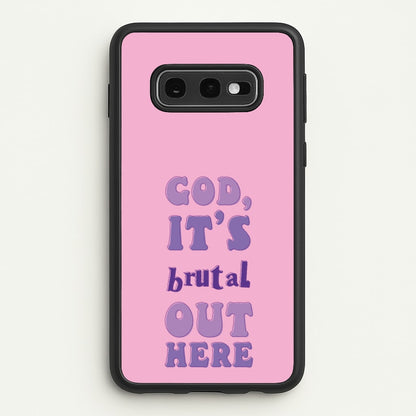 Brutal - Olivia  - Olivia Rodrigo Phone Case for Galaxy S10e