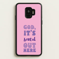 Brutal - Olivia  - Olivia Rodrigo Phone Case for Galaxy S9